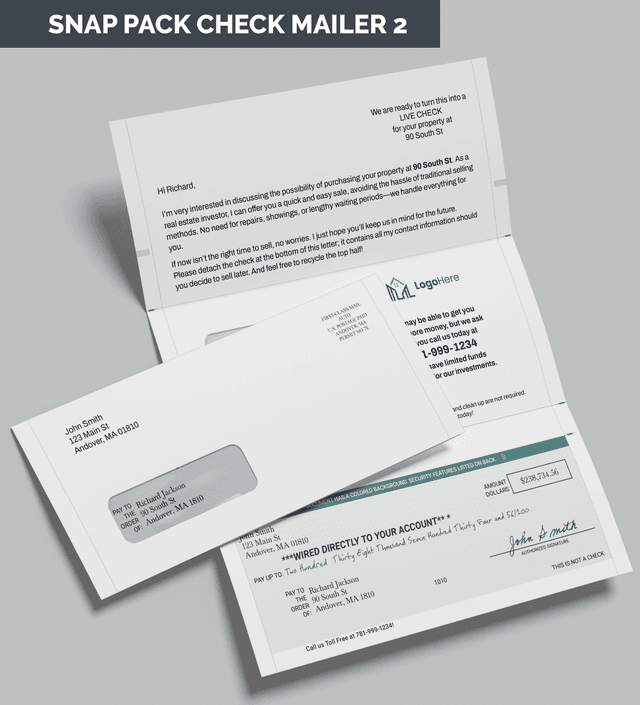Snap Pack Check Mailer 2